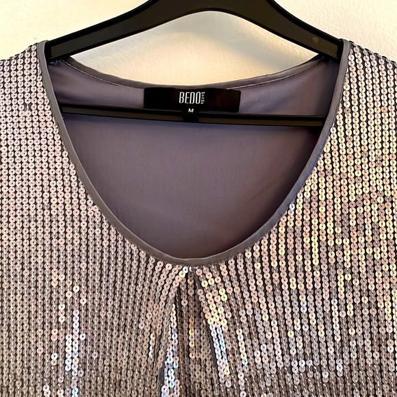 Silver sequin top - Picture 4 of 4
